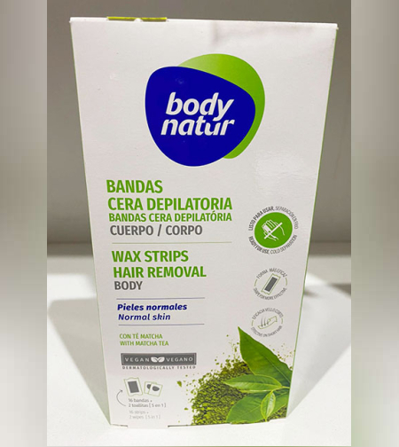 רצועות להסרת שיער מהגוף בודי נאטור - BODY NATUR