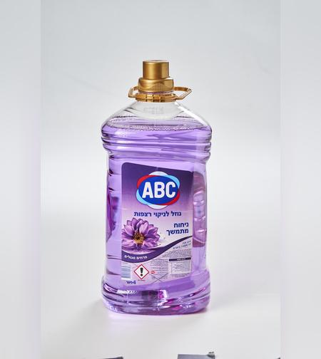נוזל לניקוי רצפות בניחוח פרחים סגולים- ABC