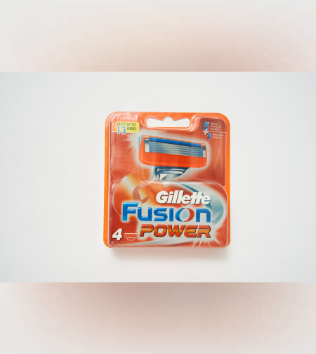 סכיני גילוח ג'ילט פיוז'ן פאוור כתום - Gillette