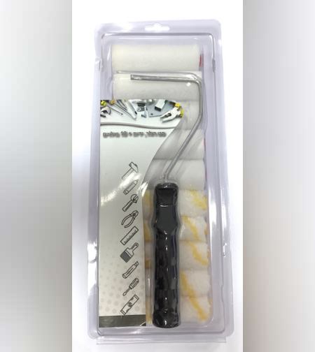 סט רולר, ידית + 10 מילויים