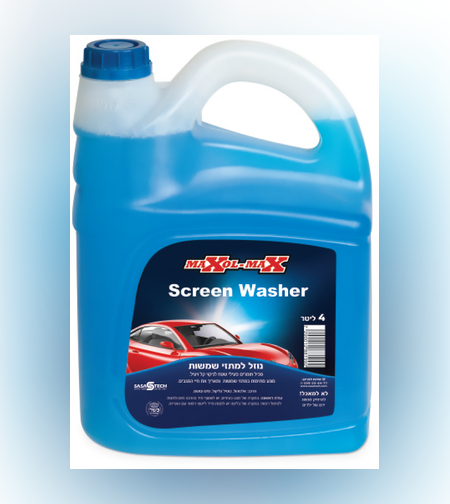 נוזל שמשות 4 ליטר