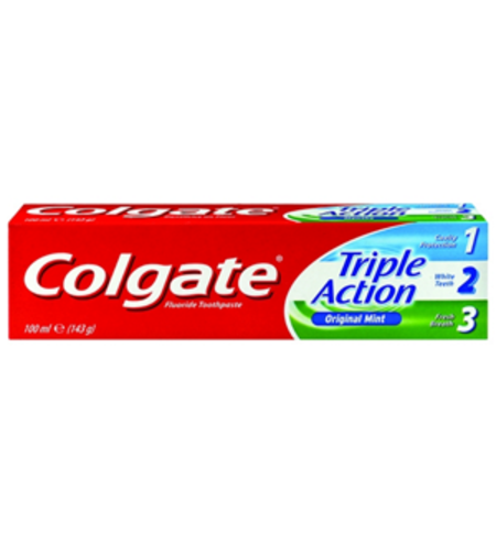 משחת שיניים קולגייט טריפל אקשן - Colgate