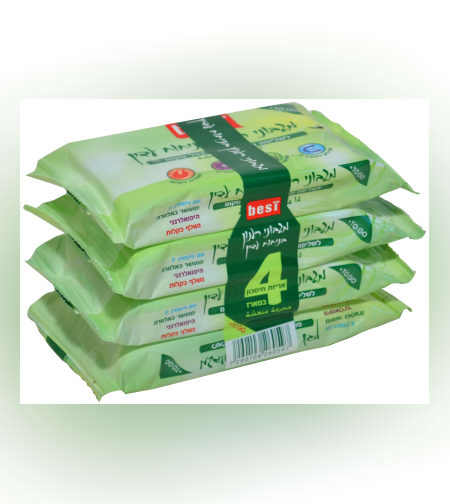 רביעיית מגבוני רענון TO GO
