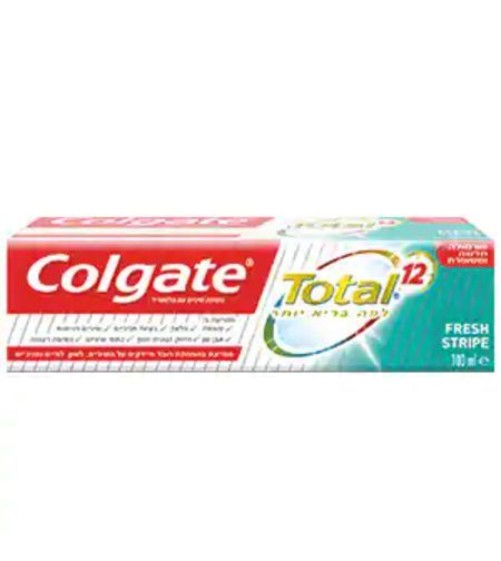 משחת שיניים קולגייט טוטאל פרש 12 שעות הגנה - Colgate