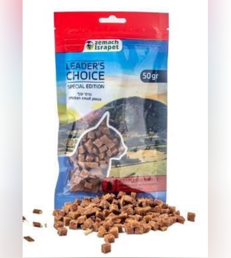 חטיף נגיסי עוף לחתול LEADER'S CHOICE