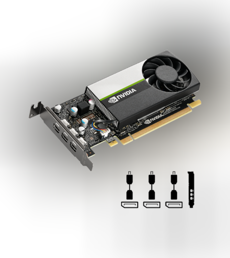 כרטיס מסך לתוכנות גרפיות PNY Quadro T400 2GB GDDR6 Mini DPx3 OEM