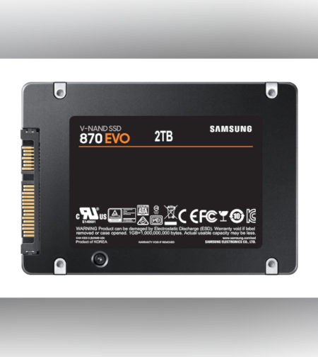 דיסק פנימי Samsung SSD 870 EVO 2TB SATA III 2.5