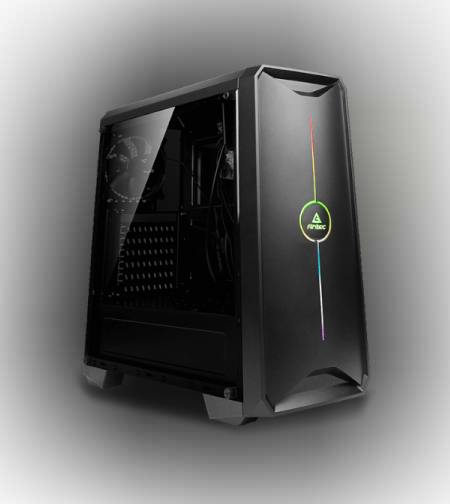 מארז ללא ספק ANTEC NX200 GAMING CASE RGB STRIPE