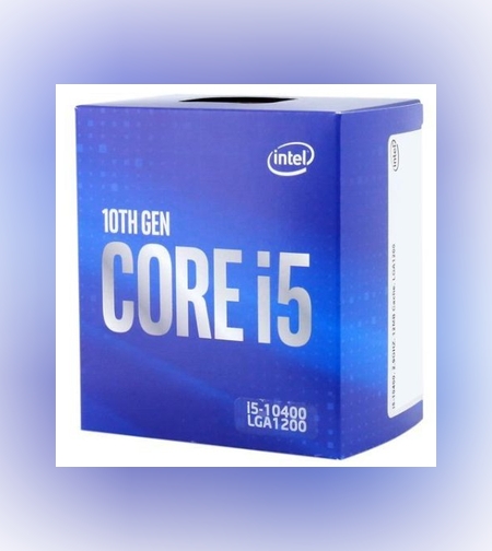 מעבד אינטל דור 10 Inte Core i5-10400 BOX 4.3Ghz 6Crs 12Thrd