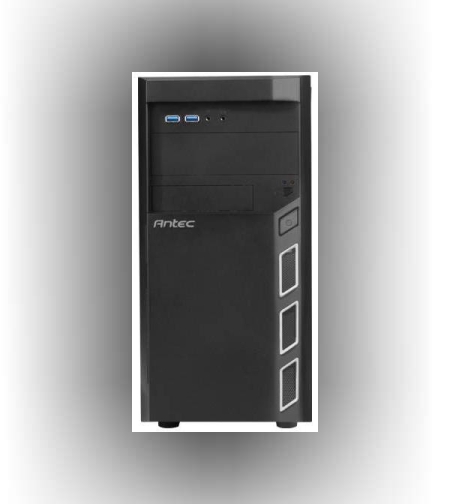 מארז שחור כולל ספק כוח SAMA CA-505 ATX Mid Tower Psu 500W USB3