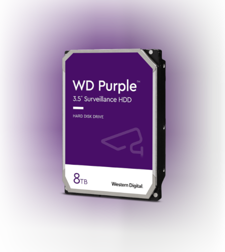 דיסק לנייח 3.5 Western Digital 8TB Purple 7200RPM 256MB Cache