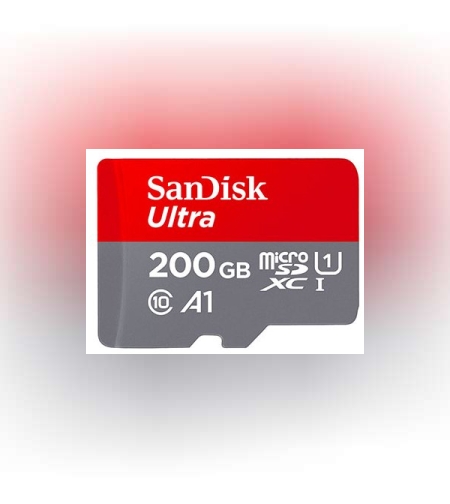 כרטיס זיכרון SanDisk Ultra microSD UHS CARD 200GB
