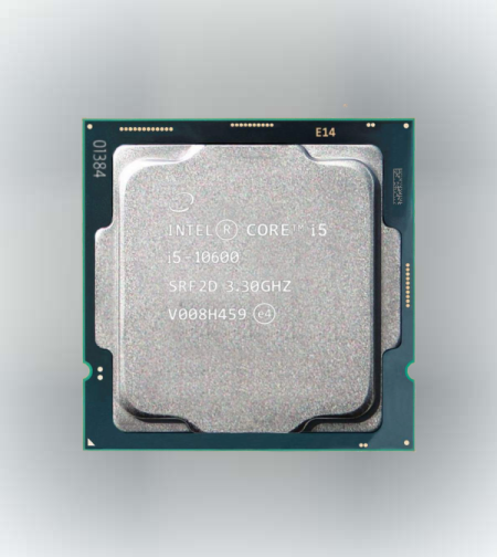 מעבד אינטל דור 10 Intel Core i5-10600 tray 4.8GHZ 6 Crs 12 Tr