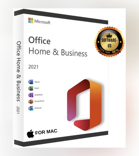 אופיס 2021 הום אנד ביזנס מאק | Microsoft Office Home & Business 2021 For Mac (עותק דיגיטלי)