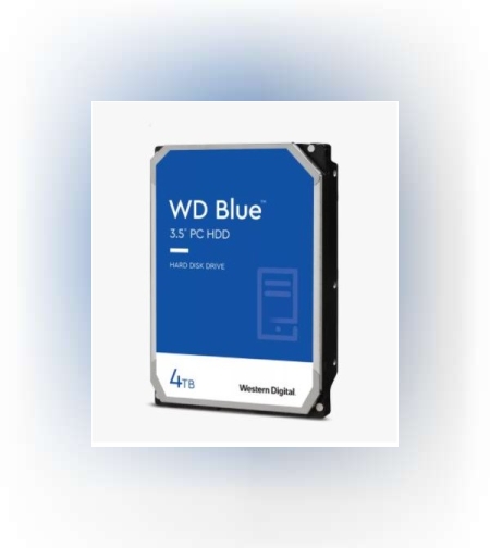 דיסק קשיח פנימי 3.5 Western Digital Blue 4TB SATA6 Gb/s 256MB