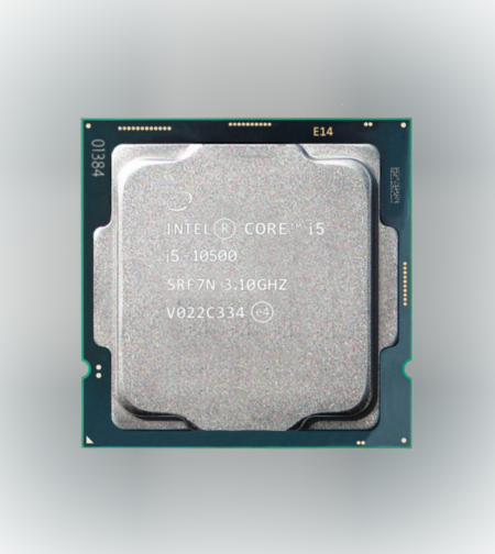 מעבד אינטל דור 10 Intel Core i5-10500 Tray 4.5GHZ 6crs 12 Thrds