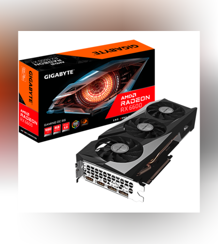 כרטיס מסך Gigabyte Radeon RX 6600 EAGLE 8GB GDDR5 PCIE4.0
