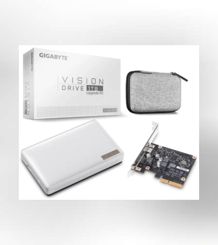 דיסק חיצוני GIGABYTE VISION DRIVE 1TB usb 3.2 UPGRADE KIT