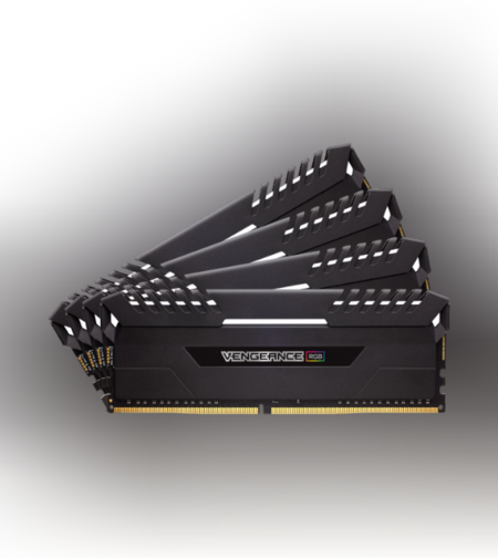 זכרון קיט לנייח CORSAIR Vengeance RGB RS 4X8 32GB DDR4 3200 CL16