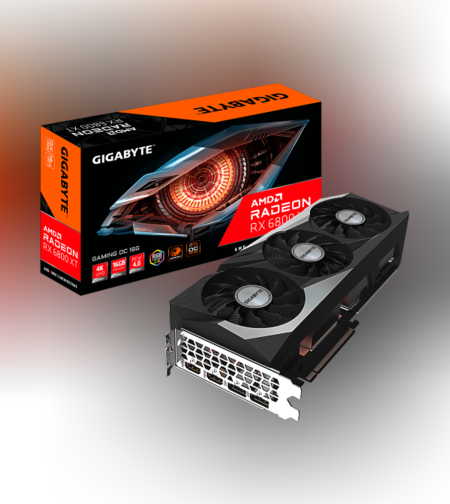 כרטיס מסך GIGABYTE RX 6800 XT GAMING OC 16G 16GB GDDR6 RGB
