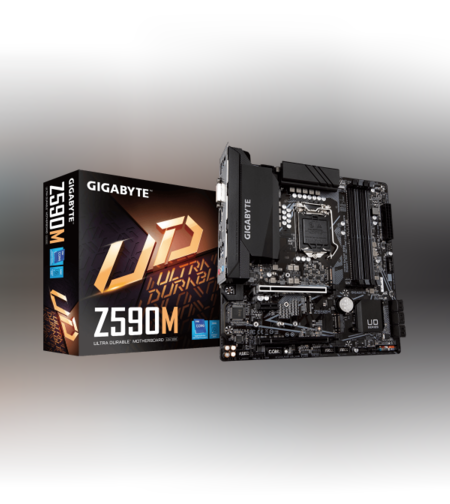 לוח למעבד דור 11 Gigabyte Z590M Micro-Atx lga1200 PCIE4.0X16
