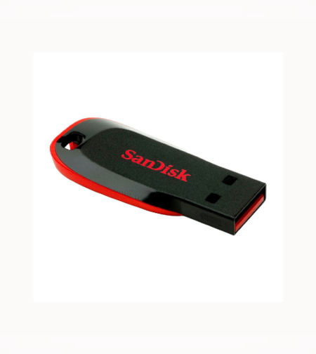 זיכרון נייד SANDISK CRUZER BLAD Z50 32G שחור-אדום