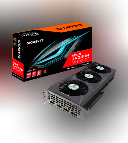 כרטיס מסך Gigabyte Radeon RX 6600 XT EAGLE 8G Pcie 4.0 Windforce3