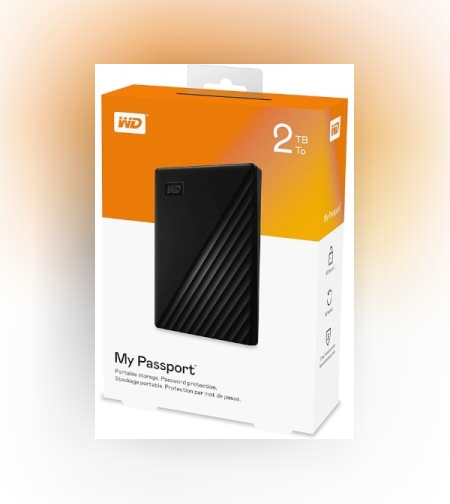 דיסק חיצוני Western Digital My Passport 2TB 2.5 USB 3.2 GEN1