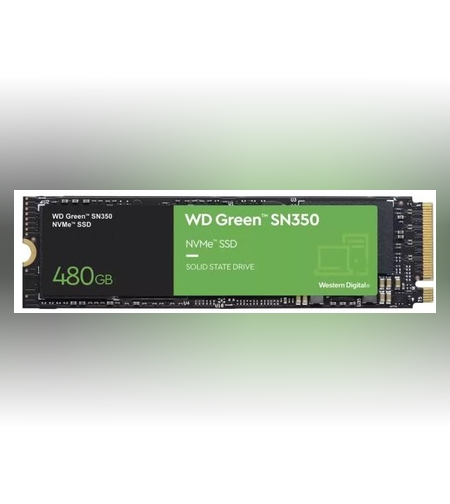 דיסק פנימי Western Digital Green 480GB SN350 NVMe SSD Pcie3.0X4