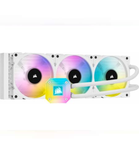 קירור נוזלי לבן Corsair iCUE H150i Elite Cappelix WHITE 360mm RGB