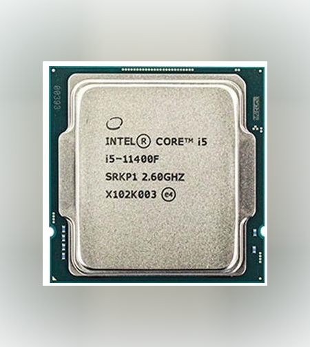 מעבד INTEL Core i5-11400F Tray 12MB LGA1200 65W NO GPU No FAN