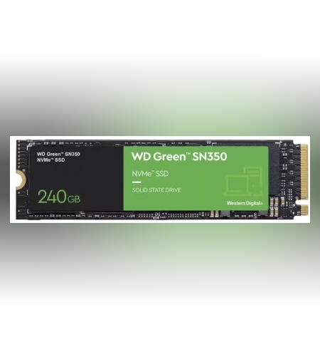 דיסק פנימי Western Digital Green 240GB SN350 NVMe SSD Pcie3.0X4