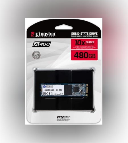 דיסק פנימי Kingston 480GB M.2 SA400 500MB/s read 450MB/s Write