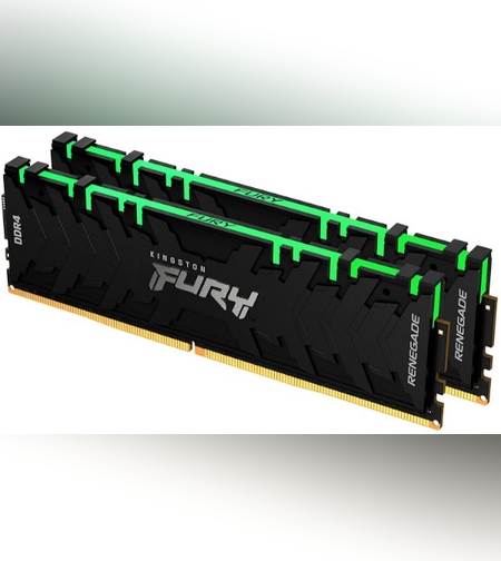 ז. לנייח Kingston FURY Renegade 32GB 2X16 3600Mhz C16 DDR4 RGB