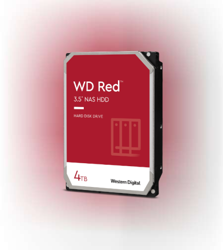 דיסק קשיח פנימי WD Red Plus 4TB Hard Drive 128M