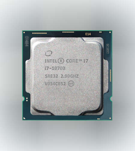 מעבד אינטל דור 10 Intel Core i7-10700 Tray 4.8Ghz 8 Cres 16 Trds