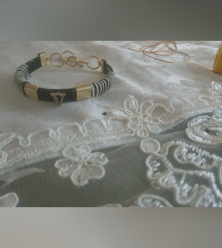 צמיד עור מגן דוד