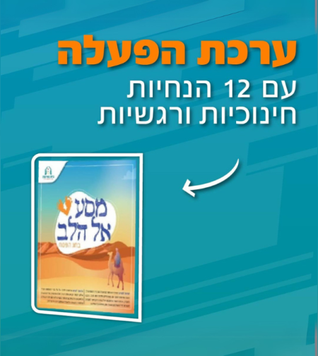 מסע אל הלב לחג הפסח - ערכת שאלות מנחות לחיזוק הקשר והשיח