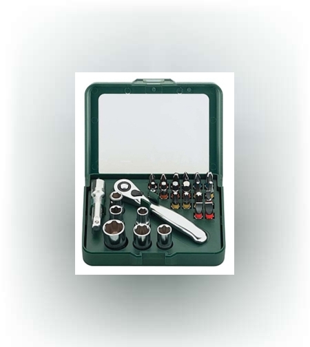 סט בוקסה מיני + ביטים 26 יח' Metabo