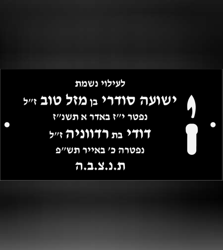 הדפסה על לוחית שחורה