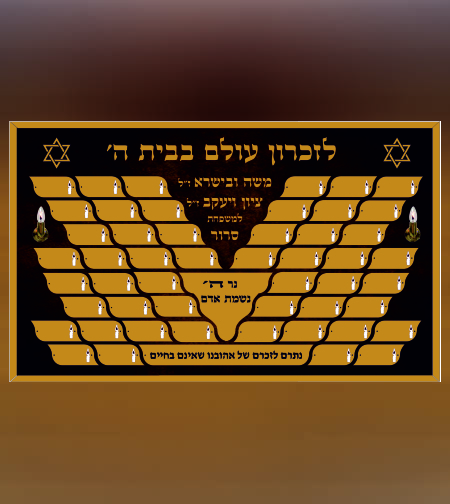 לוח זכרון במידה 1500/900 ס