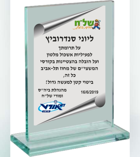 מגן זכוכית מלבני