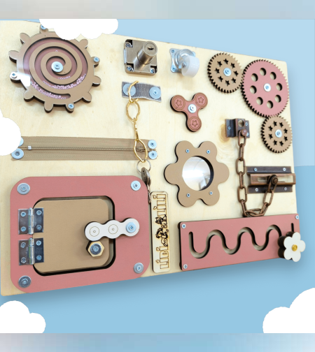 ביזי קלסי קטן ורוד-בז'