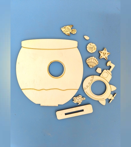 ערכת יצירה - מסגרת אקווריום