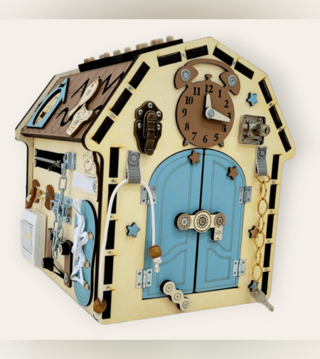 הבית של דובי חום-תכלת