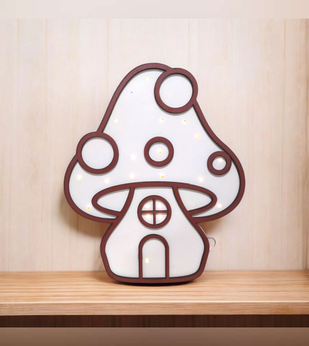 מנורת לילה פטריה