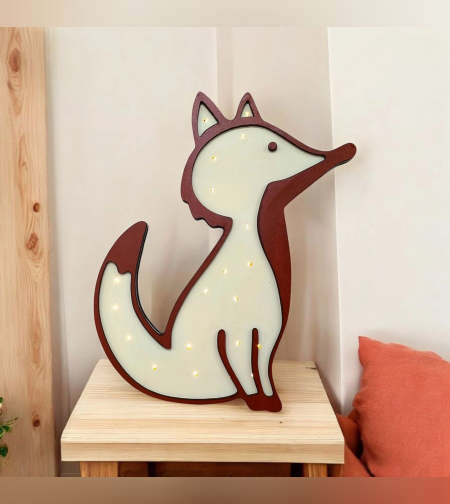 מנורת לילה שועל