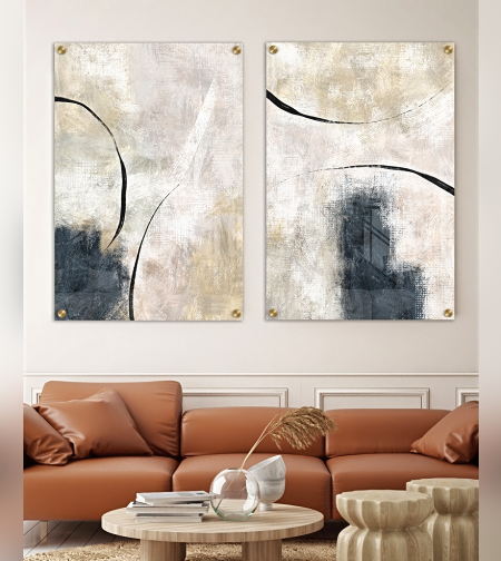 זוג תמונות קנבס גודל 40/60 כל אחת