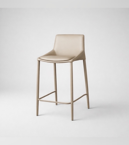 כסא בר ברוני דמוי עור