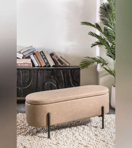 הדום אחסון בצבע חום